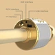 Микрофон с караоке Epik WS858L Gold [124189] - изображение 3
