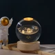 Ночник 3D Декоративный шар лампа хрустальный, Детский ночной светильник-лампа Солнечная система Led светильник USB с подсветкой - изображение 6
