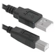 Кабель USB AM-BM, 1.8 м, черный, USB04-06 Defender - изображение 1
