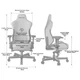 Кресло для геймеров Anda Seat T-Pro 2 Size XL Blue/Black (AD12XLLA-01-SB-F) - изображение 13
