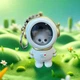 Брелок астронавт светильник котик - изображение 1