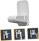 Блокувальник дверних та віконних ручок замок від дітей Door Lever Lock White - зображення 6