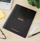 Блокнот Rhodia Classic A4+ чорний в крапку - изображение 2