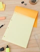 Блокнот Rhodia Legal Pad №119 Yellow A4+ помаранчевий жовті аркуші в лінію - изображение 4