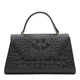 Женская кожаная сумка Borsa Leather K1213D-black 5061755 - изображение 1