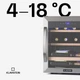 Холодильник для вина Klarstein Vinamour 12 Uno 12 пляшок/46л 4-18°C (10045821) - зображення 3