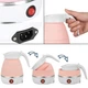 Електрочайник складаний travel folding 600ml. колір: рожевий - зображення 4