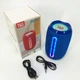 Портативная Bluetooth колонка TG653 USB с ремешком, Беспроводная колонка портативная мощная. Цвет: синий 5058331 - изображение 1