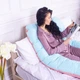 Подушка для беременных и отдыха MirSon Eco Line №8016 U-образная Dusty Rose (2200006178415) - изображение 12