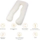 Подушка для беременных и отдыха MirSon Satin Stripe №8025 U-образная Soft Yellow (2200006178637) - изображение 6