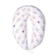 Подушка для беременных и кормления MirSon №8336 Print Line 17-0529 Bunnies white Бязь 30х170х20 см (2200006200611) - изображение 7