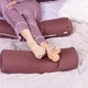 Подушка-валик MirSon №8377 Naturale Line 19-1217 Chocolate Perla BamBoo 15x50 см (2200006249726) - зображення 2