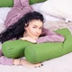 Подушка-валик MirSon №8121 Naturale Line 18-0130 Carolina EcoSilk 60х16 см (2200006248668) - изображение 5