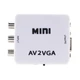 Адаптер video AV в VGA конвертер аудио видео сигнала AV2VGA преобразователь RCA тюльпаны на ВГА переходник (772131) - изображение 3