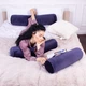 Подушка-валик MirSon №8399 Velvet Line 28-0006 Navy blue BamBoo 60х16 см (2200006253792) - изображение 4