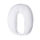 Подушка для вагітних і годування Mirson №8594 Velvet Line 28-0001 White 50% Memory 30х170 см (2200006346791) - зображення 5
