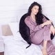 Подушка для беременных и кормления Mirson №8669 Velvet Line 28-0007 Black Полистирол 30х170 см (2200006347545) - изображение 10