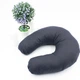 Подушка для путешествий MirSon №8771 Naturale Line 16-9000 Black Stone 100% Memory (2200006348566) - изображение 7