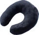 Подушка для путешествий MirSon №8779 Velvet Line 28-0007 Black 100% Memory (2200006348641) - изображение 1