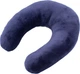 Подушка для подорожей MirSon №8805 Velvet Line 28-0006 Navy blue Полістирол (2200006348900) - зображення 1