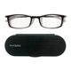 Очки для чтения Thinoptics Brooklyn 1.00, коричневые / Чехол черный - изображение 1