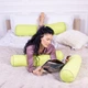 Подушка-валик MirSon №8511 Naturale Line 12-0714 Daniela 50% Memory 70х16 см (2200006341987) - изображение 4