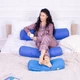 Подушка-валик MirSon №8581 Naturale Line Полистирол 19-4150 Ofelia 60х16 см (2200006346166) - изображение 1