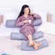 Подушка-валик MirSon №8102 Eco Line Gray EcoSilk 100х16 см (2200006247562) - изображение 1