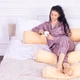 Подушка-валик MirSon №8389 Naturale Line 13-1027 Colombo BamBoo 70х20 см (2200006253228) - изображение 3