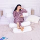 Подушка-валик MirSon №8585 Velvet Line Полистирол 28-0001 White 70х20 см (2200006346432) - изображение 1