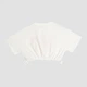 Подростковая укороченная футболка оверсайз для девочки Koton 4SKG10080AK010 158-164 см Белая (8683968521118) - изображение 2