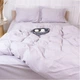 Простынь MirSon Poplin Line 054 Light Gray 150х200 см (2200006278979) - изображение 4