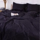 Простынь на резинке MirSon полуторная 100х200+25 см Poplin Line 099 Black Поплин (2200006290513) - изображение 6