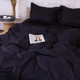 Простынь на резинке MirSon полуторная 100х200+25 см Poplin Line 099 Black Поплин (2200006290513) - изображение 4