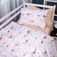 Комплект постельного белья MirSon полуторный 143x210 см Line Kids 06 Rabbit Alphabet Поплин (2200009716652) - изображение 2