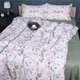 Простынь MirSon King Size 220x240 см 00-9 Birds and Flowers поплин (2200009709326) - изображение 1