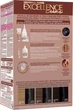 Стойкая крем-краска для волос L'Oreal Paris Excellence Crème Universal Nudes 1U Универсальный черный 192 мл (3600524148980) - изображение 2