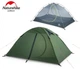 Ультралегкий двомісний намет Naturehike Темно-зелений NH15Z006-P (6927595741993) - зображення 2