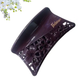 Краб для волосся прямокутник фіолетовий лаковий Fashion 6 см - зображення 1
