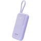 Батарея универсальная Canyon 10000mAh OnPower 101 PD/22.5W built-in cable Purple (CNS-CPB101PU) - изображение 2