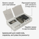 Пластиковый бокс W203 для хранения деталей разобранного смартфона 185×95×36 мм, прозрачный органайзер - изображение 3