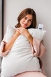 Подушка антиаллергенная MirSon №804 Julia EcoSilk Hand Made средняя 45х45 см (2200003268959) - изображение 19
