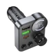 АЗП FM модулятор Hoco E86 Alegria PD30W+QC3.0 48W (2USB-A/1C) Black - зображення 3