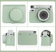 Чохол для фотокамери FujiFilm INSTAX WIDE 400 Green Зелений - зображення 5