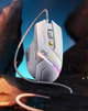 Проводная игровая мышь Inphic PG1 с RGB-подсветкой, 12800 DPI, бело-серый - изображение 7