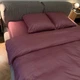 Комплект постельного белья полуторный марсала Жатка Ananasko 68263 - изображение 1