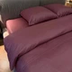 Комплект постельного белья полуторный марсала Жатка Ananasko 68263 - изображение 2