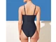Купальник слитный со съемными вкладышами для женщины Esmara LYCRA® 443449 40(M) темно-синий - изображение 3