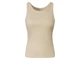 Майка в рубчик для женщины Esmara LYCRA® 416939 XS Бежевый - изображение 1