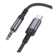 Аудіо-кабель Borofone BL24 Type-C – AUX 3.5мм 1 м Metal Grey (36881_3609467) - зображення 5